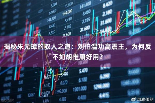 揭秘朱元璋的驭人之道：刘伯温功高震主，为何反不如胡惟庸好用？