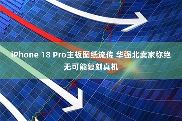 iPhone 18 Pro主板图纸流传 华强北卖家称绝无可能复刻真机