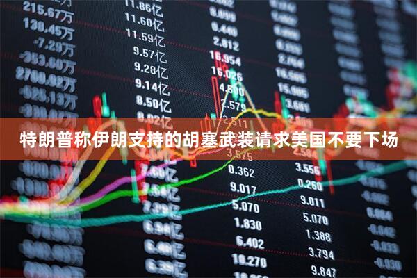 特朗普称伊朗支持的胡塞武装请求美国不要下场